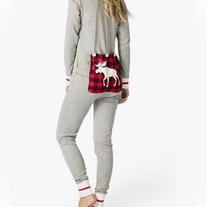 Unisex Adult Pajama Union Suit Holiday Christmas PJs